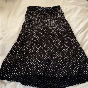 A&F silk skirt